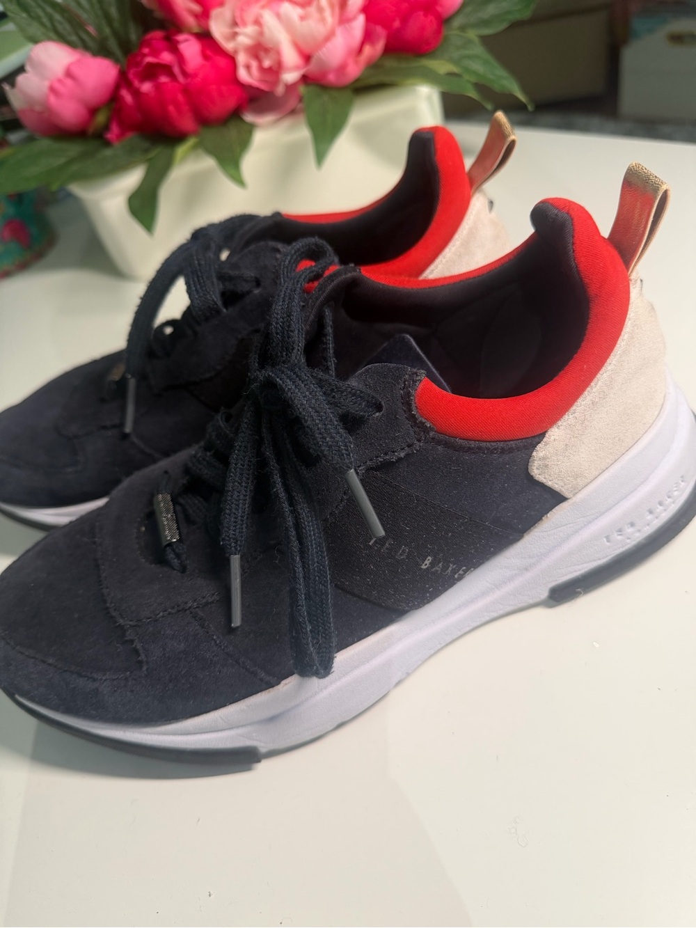 Ted Baker Navy and Red Women's Sneaker